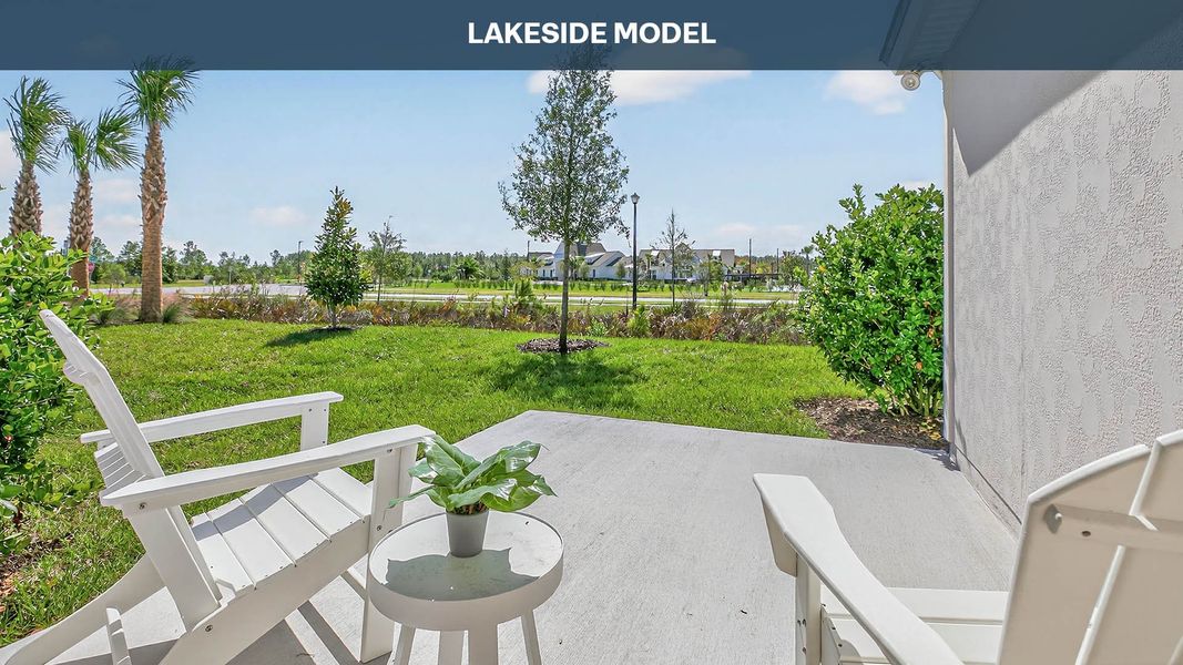 Representative exterior details of a home built from the Lakeside by D.R. Horton in Canopy Oaks, Kingsland (Image 3).