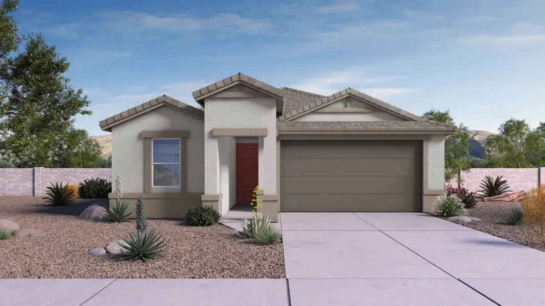Representative exterior photo of a completed home built from the Easton by D.R. Horton in Citrus Pointe, Phoenix, AZ (Image 20).