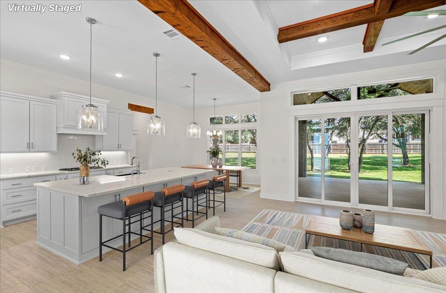 Furnished interior view inside a new home in , Salado (Image 6).