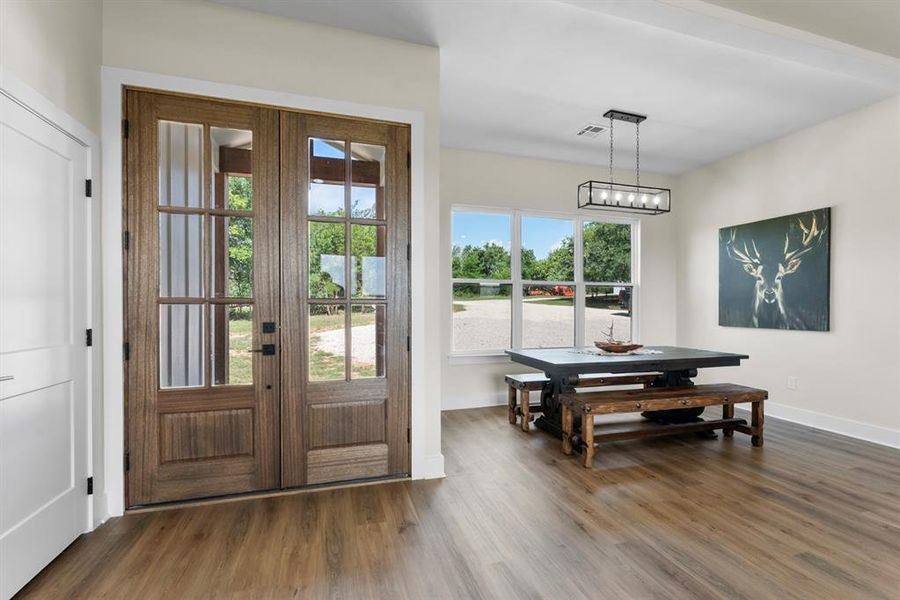Furnished interior view inside a new home in , Hubbard (Image 7).