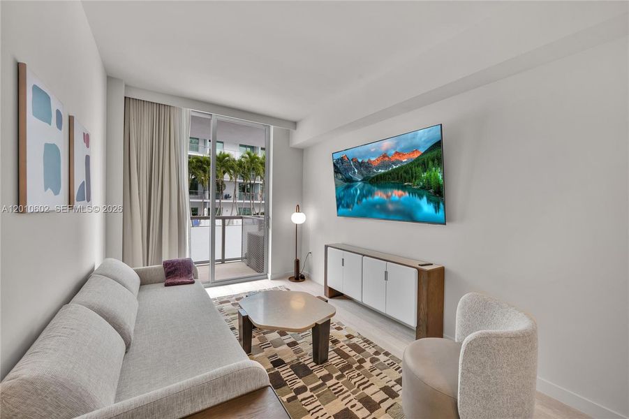 Furnished interior view inside a new home in , Miami (Image 14).