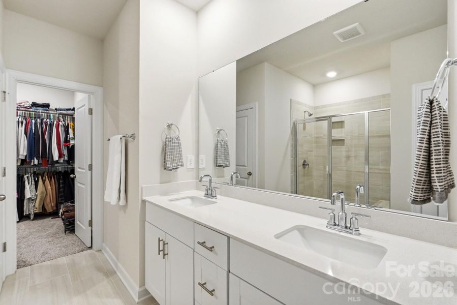 Furnished interior view inside a new home in , Charlotte (Image 9).