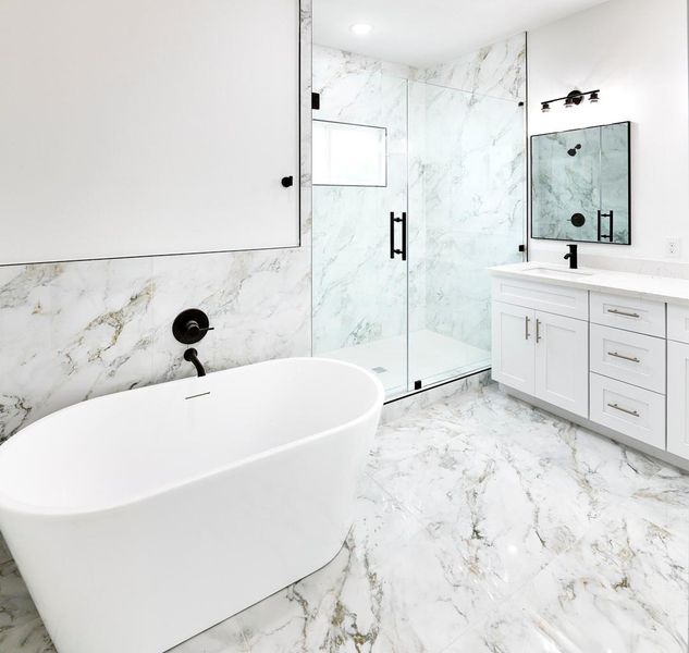 Furnished interior view inside a new home in , Houston (Image 9).