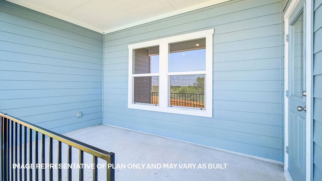 Representative exterior details of a home built from the The Naples by D.R. Horton in Durango, Mustang Ridge (Image 3).