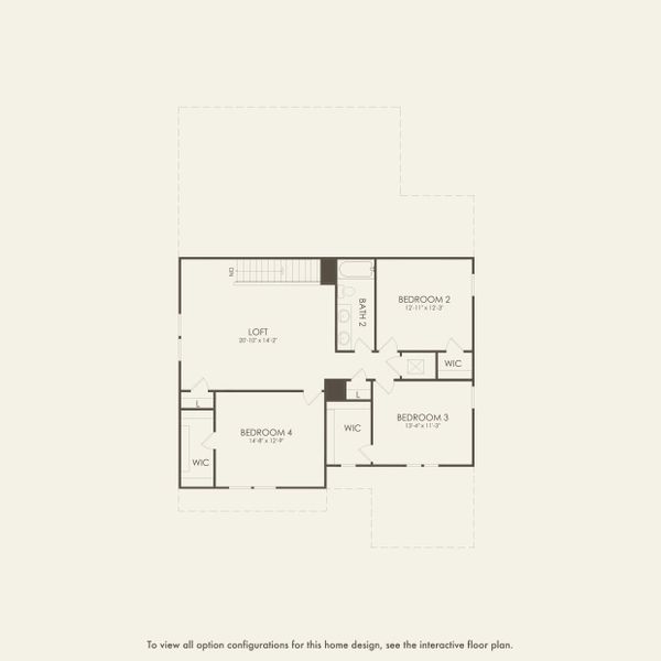 2D floor plan layout for the Ruby by Pulte Homes in Lakehaven Estates, Clermont, FL (Image 5). 2D floor plan layout for the Ruby by Pulte Homes in Lakehaven Estates, Clermont, FL (Image 5).