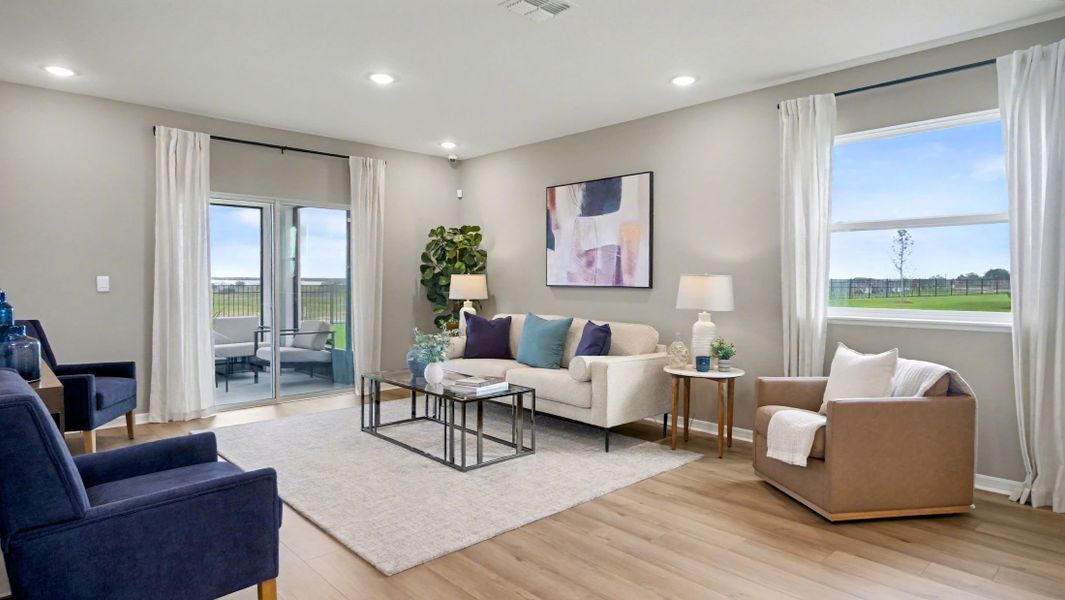Furnished interior view inside a new home in Marion Oaks, Ocala (Image 7).