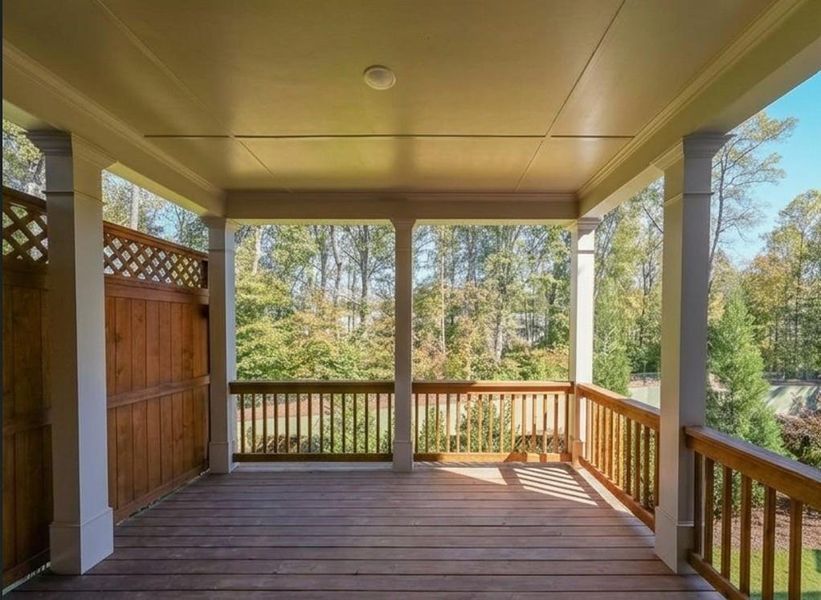 Exterior details and patio area of a home in , Duluth (Image 4).