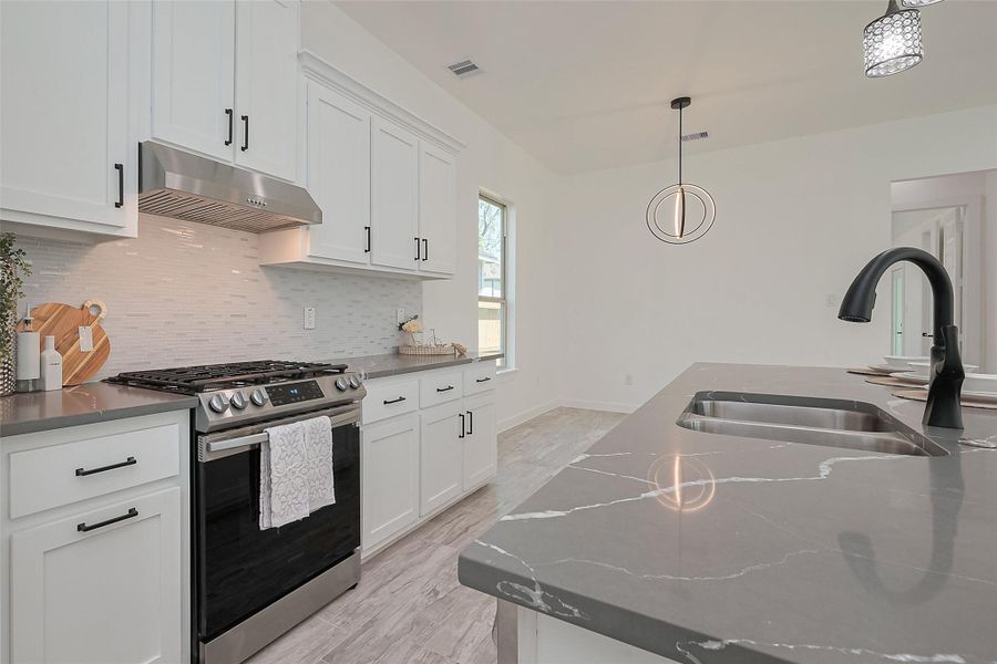 Furnished interior view inside a new home in , Houston (Image 9). Furnished interior view inside a new home in , Houston (Image 9).