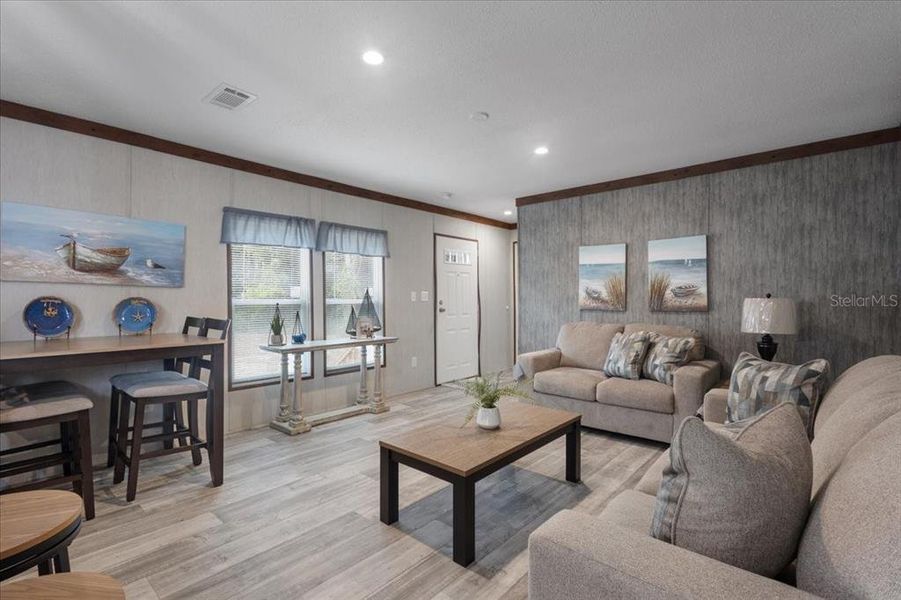 Furnished interior view inside a new home in , Chiefland (Image 11).