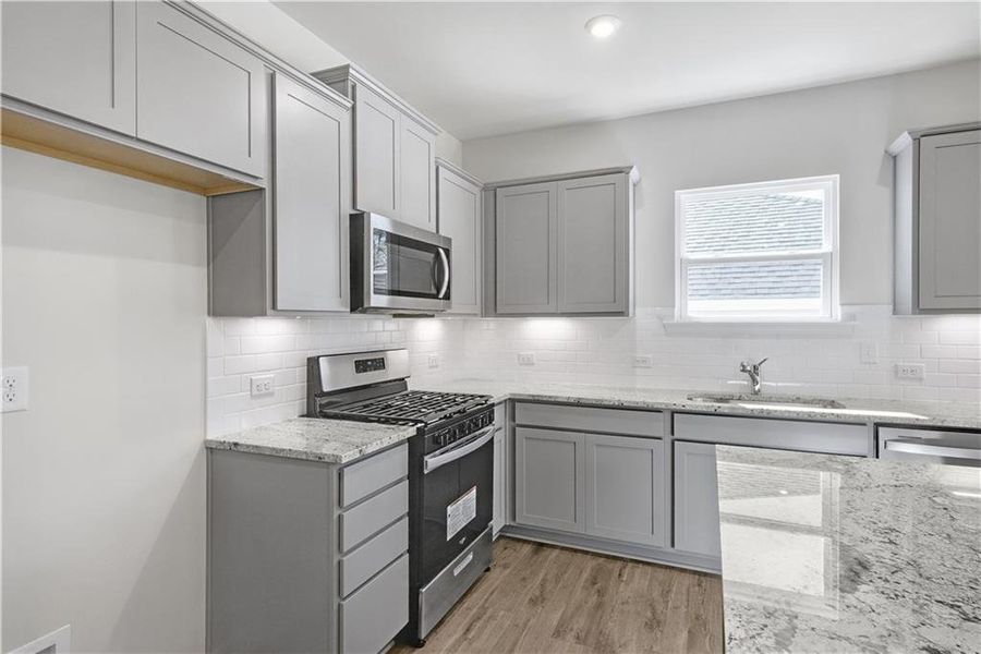 Furnished interior view inside a new home in Enclave at Parkway Village, Fairburn (Image 5). Furnished interior view inside a new home in Enclave at Parkway Village, Fairburn (Image 5).