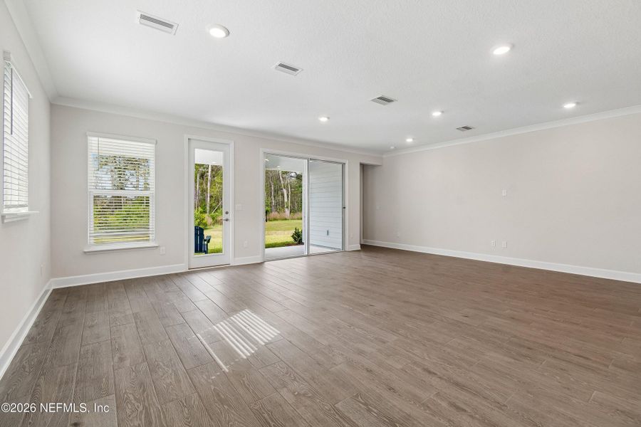 Spacious, unfurnished interior of a new home in Tributary 50', Yulee (Image 23). Spacious, unfurnished interior of a new home in Tributary 50', Yulee (Image 23).