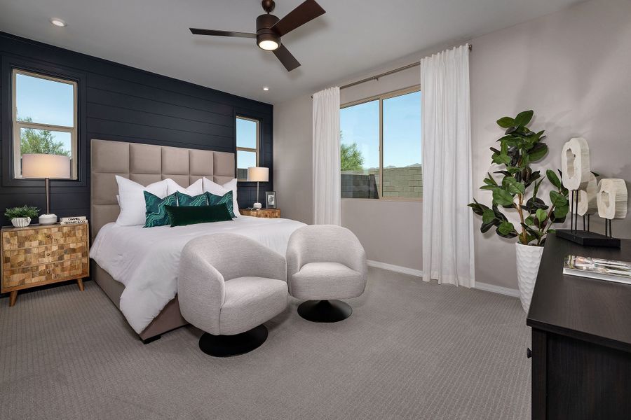 Representative furnished interior of a home built from the Shiloh by Beazer Homes in Highpointe at Northpointe, Peoria (Image 17).