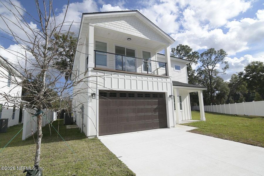 Front exterior of a new home in , Jacksonville, FL, highlighting curb appeal (Image 2). Front exterior of a new home in , Jacksonville, FL, highlighting curb appeal (Image 2).