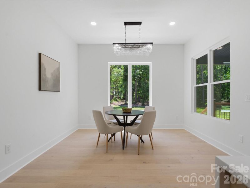 Furnished interior view inside a new home in , Monroe (Image 17).