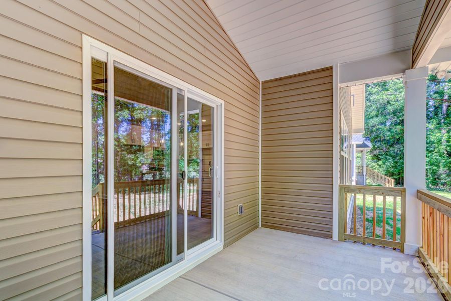 Exterior details and patio area of a home in , Cherryville (Image 19).