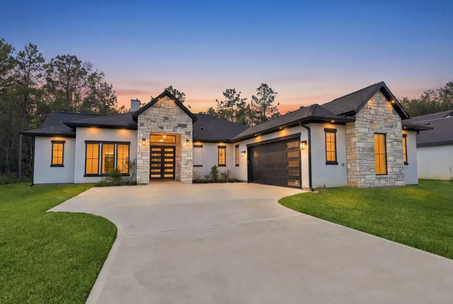 Front exterior of a new home in , Dayton, TX, highlighting curb appeal (Image 29). Front exterior of a new home in , Dayton, TX, highlighting curb appeal (Image 29).