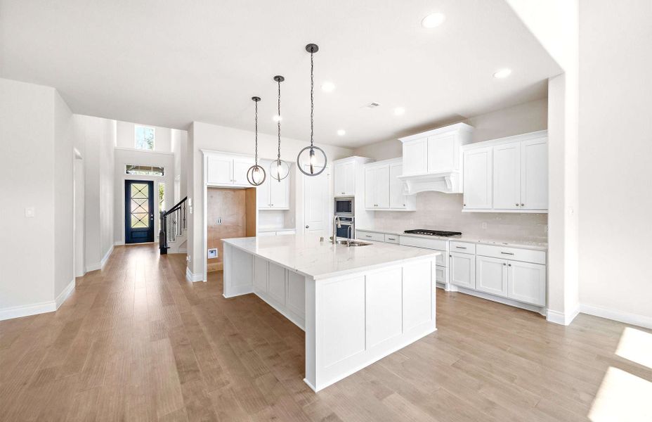 Representative furnished interior of a home built from the 3300 by Ravenna Homes in Bridgeland 50′, Cypress (Image 9).