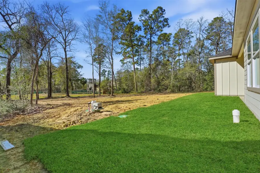 Exterior details and patio area of a home in , Conroe (Image 4). Exterior details and patio area of a home in , Conroe (Image 4).