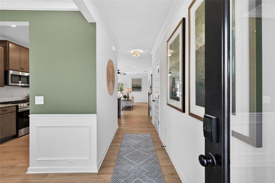 Furnished interior view inside a new home in Oakmont, Dallas (Image 26).