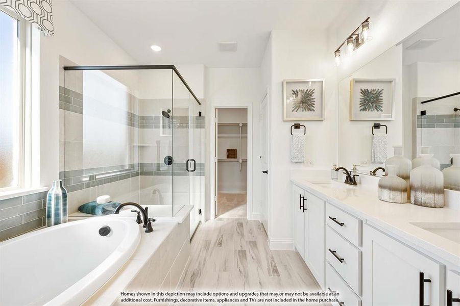 Furnished interior view inside a new home in Ridge Ranch, Mesquite (Image 39).