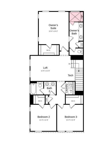 Additional Highlights Include: Alternate primary shower with ledge.