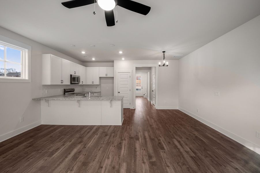 Photo is of a similar home