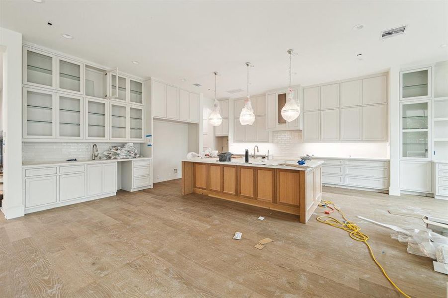 Another view of the Island Kitchen and Wet-Bar.