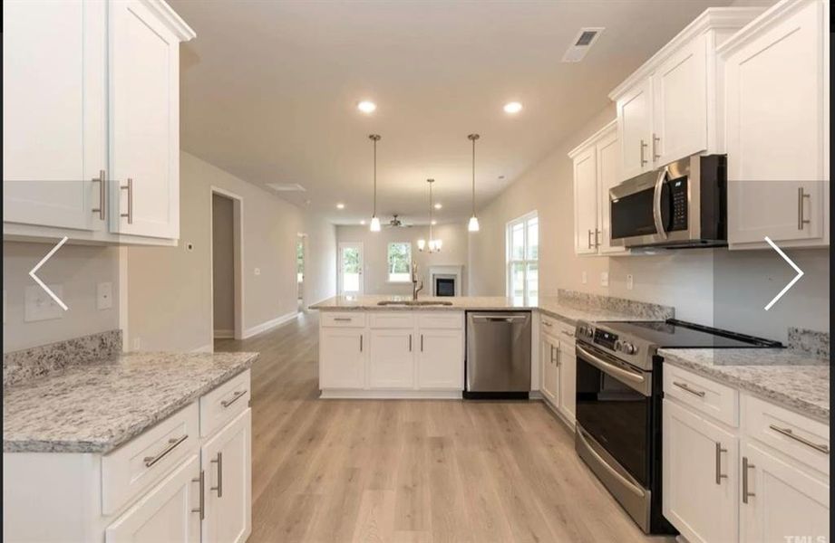 Furnished interior view inside a new home in The Fields of Walnut Creek, Pendergrass (Image 10).