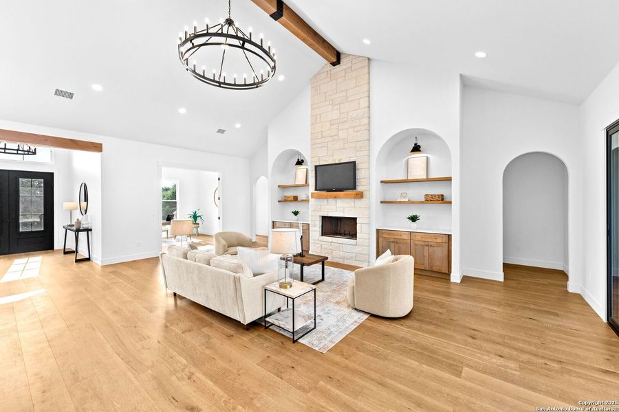 Furnished interior view inside a new home in , Boerne (Image 14).