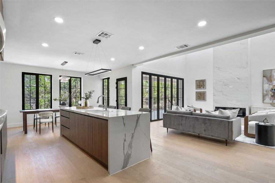 Furnished interior view inside a new home in , Lago Vista (Image 6).