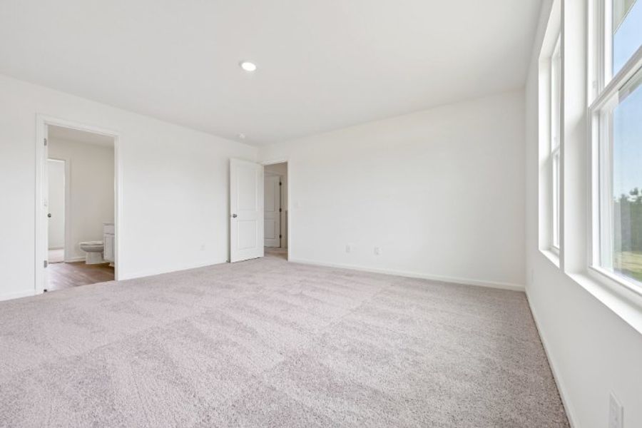 A room with white walls. A room with white walls.
