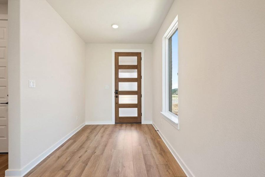 Spacious, unfurnished interior of a new home in Lariat, Liberty Hill (Image 17). Spacious, unfurnished interior of a new home in Lariat, Liberty Hill (Image 17).