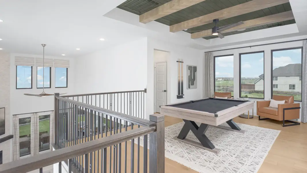 Furnished interior view inside a new home in Eliana, McKinney (Image 12).