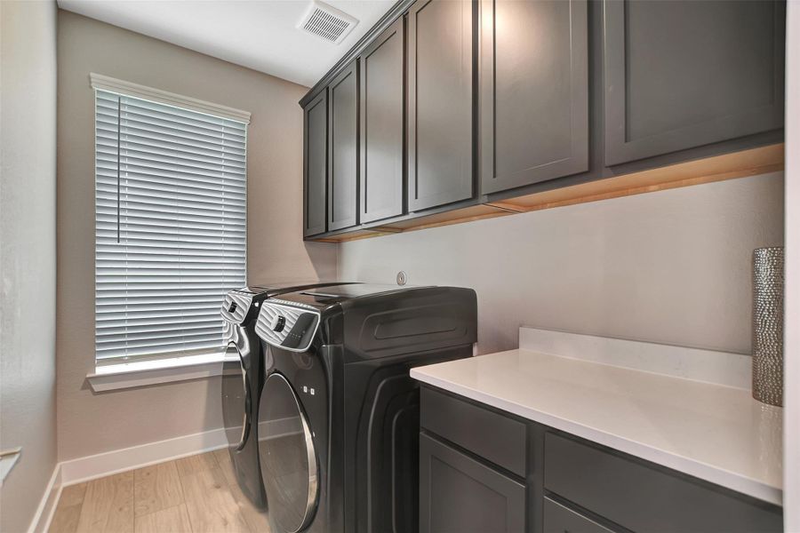 Furnished interior view inside a new home in Lone Star Landing, Montgomery (Image 42).