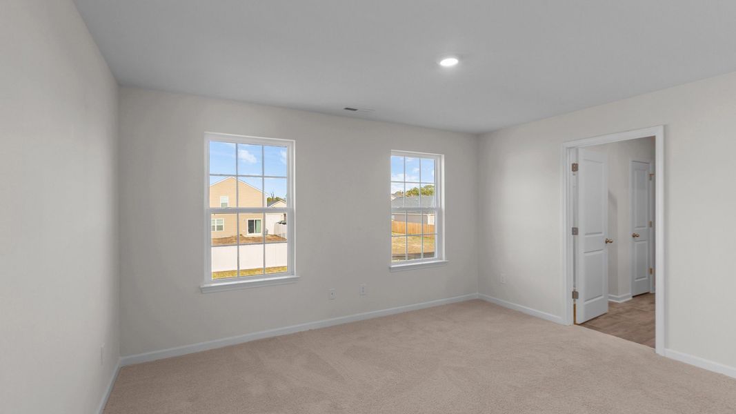Representative unfurnished interior of a home built from the OLIVER by D.R. Horton in River's Edge, Mayodan (Image 19).