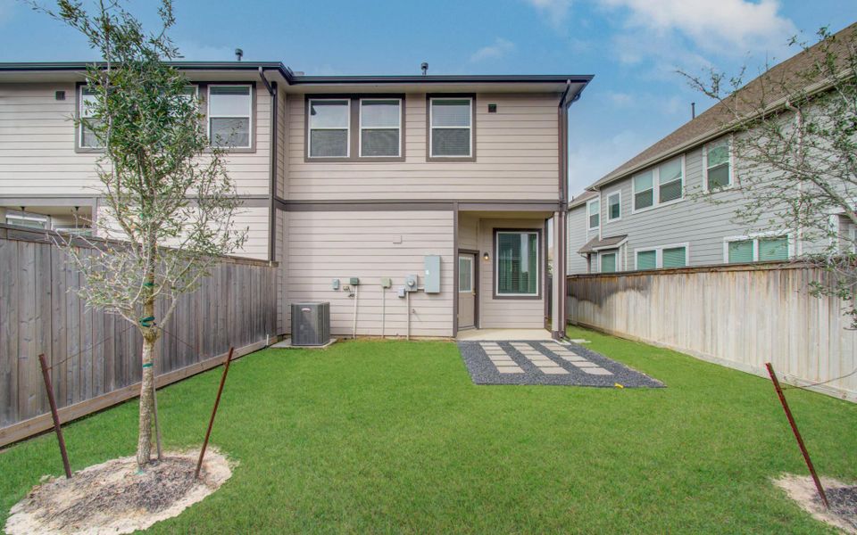 Exterior details and patio area of a home in , Cypress (Image 30).