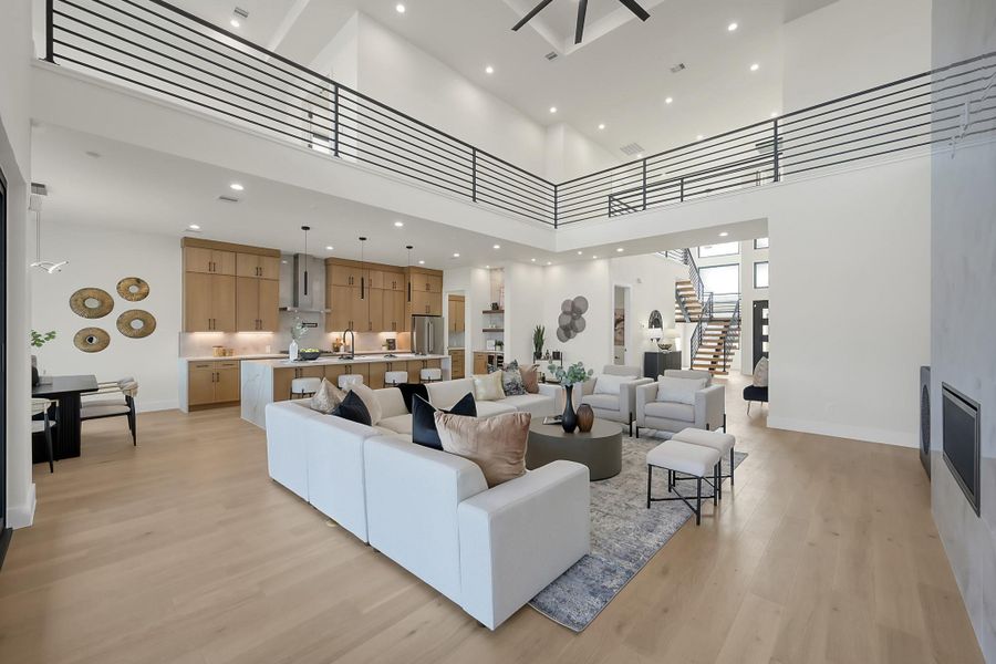 Furnished interior view inside a new home in , Willis (Image 13).