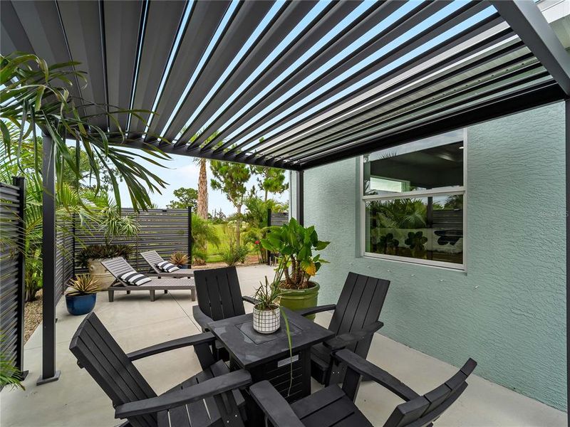 Exterior details and patio area of a home in , Placida (Image 36).