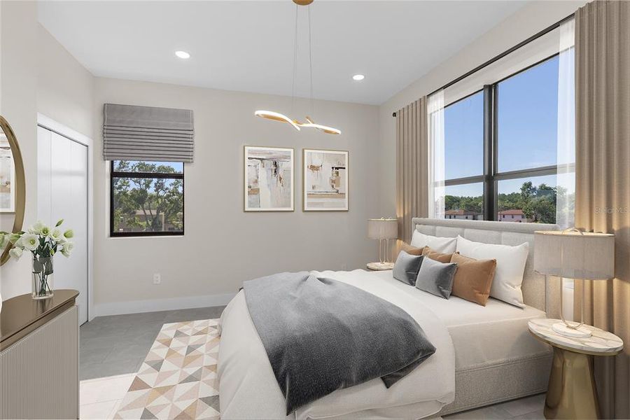Furnished interior view inside a new home in , Tampa (Image 11).