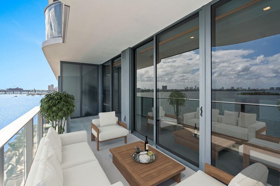 Exterior details and patio area of a home in Aria Reserve, Miami (Image 27). Exterior details and patio area of a home in Aria Reserve, Miami (Image 27).