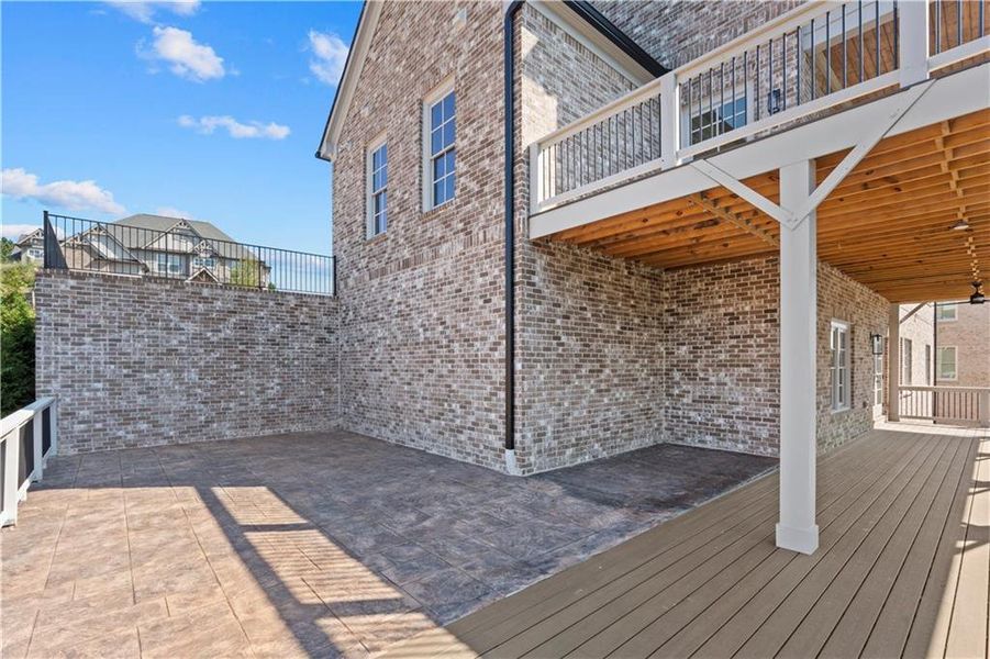 Front exterior of a new home in , Suwanee, GA, highlighting curb appeal (Image 24).