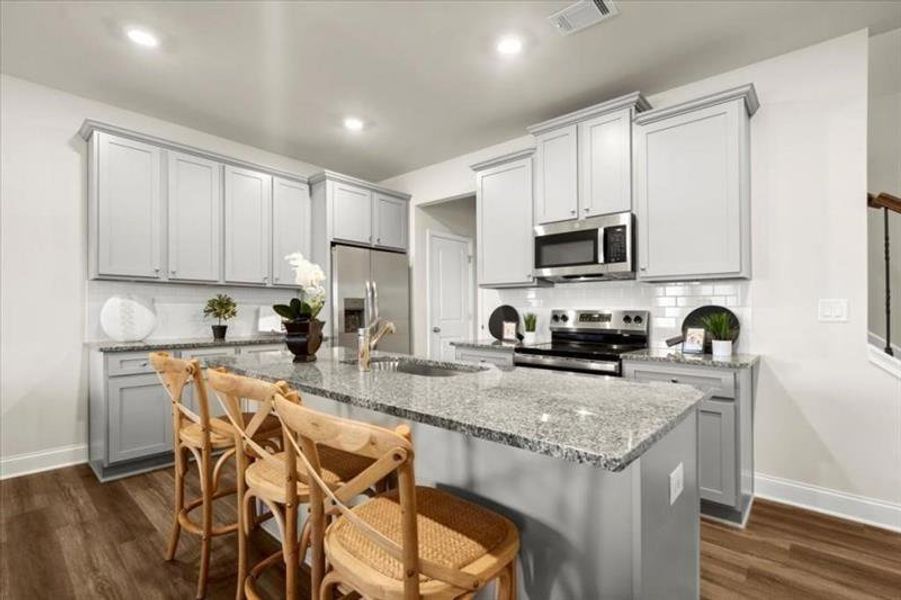 Furnished interior view inside a new home in Alcovy Meadows, Dacula (Image 4).