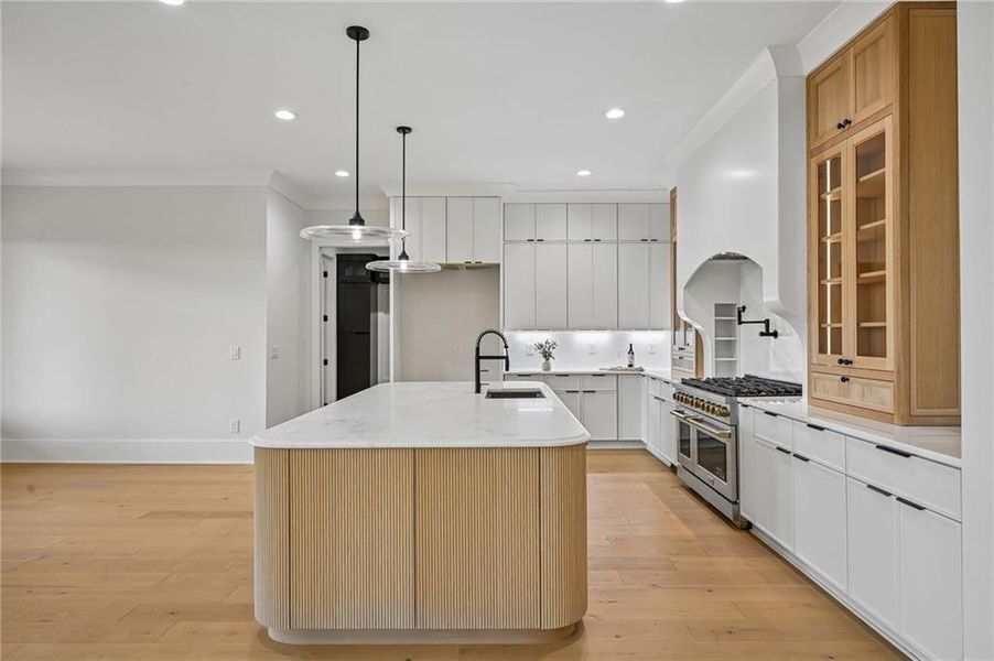 Furnished interior view inside a new home in , Buford (Image 8).
