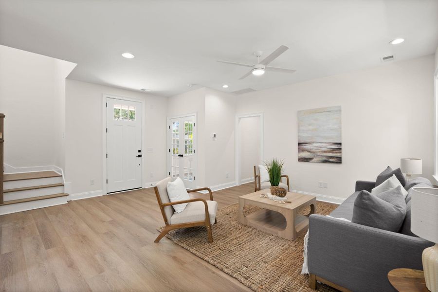 Furnished interior view inside a new home in , Charleston (Image 6).