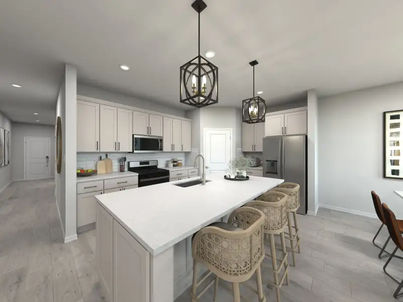 Furnished interior view inside a new home in , Apopka (Image 3).