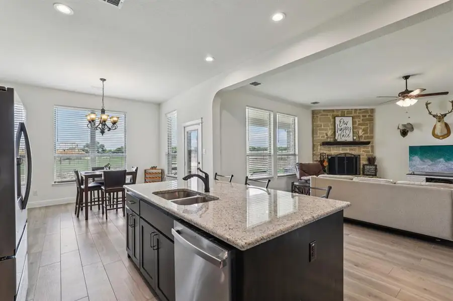 Furnished interior view inside a new home in , Waxahachie (Image 17).