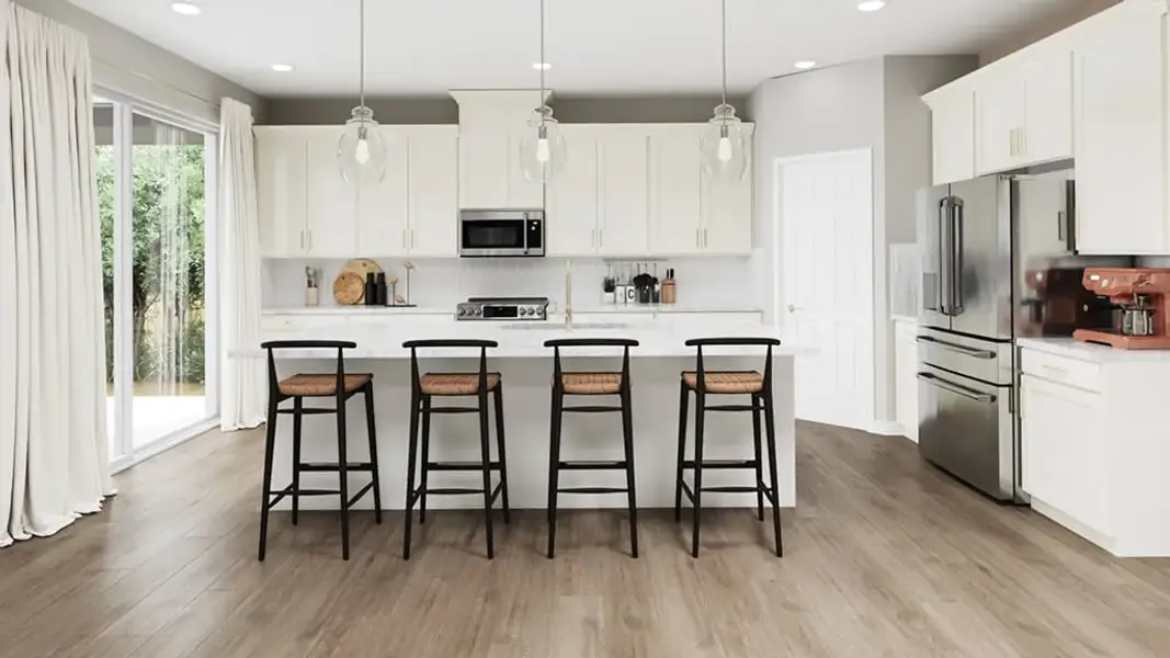 Representative furnished interior of a home built from the Carlsbad by Taylor Morrison in Azure at Solaeris, Port St. Lucie (Image 7).