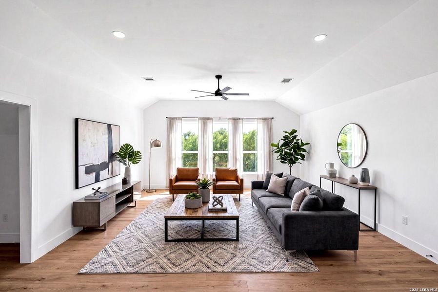 Furnished interior view inside a new home in , Kyle (Image 11).