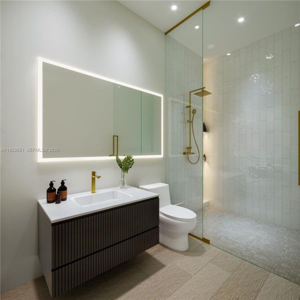 Furnished interior view inside a new home in , Hallandale Beach (Image 8).