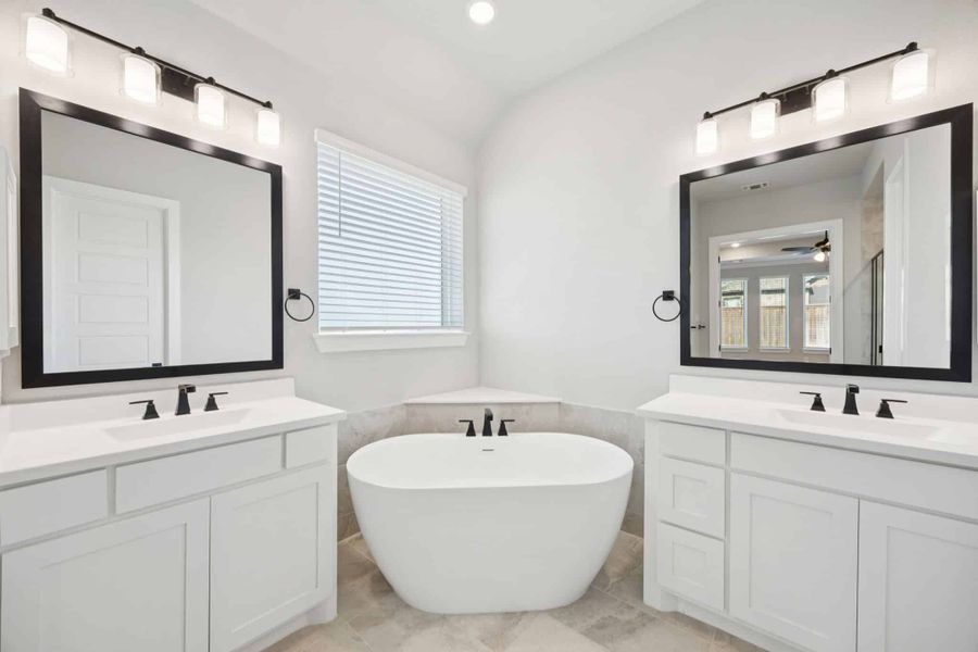 Furnished interior view inside a new home in Las Lomas, Forney (Image 6). Furnished interior view inside a new home in Las Lomas, Forney (Image 6).